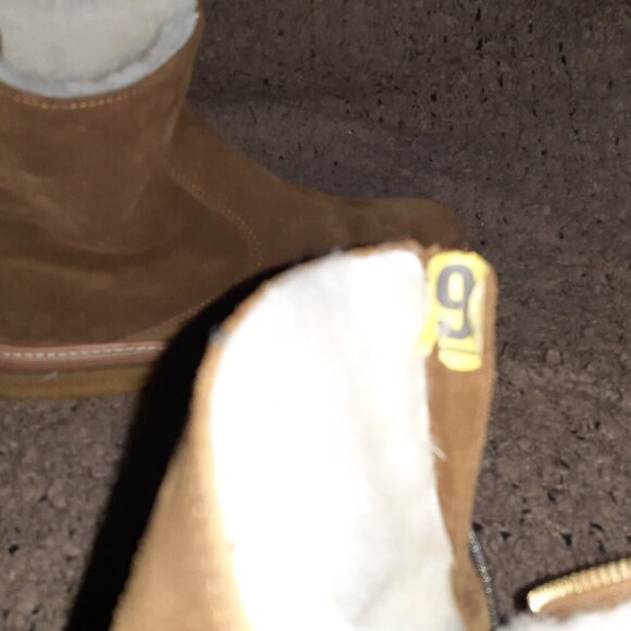 WANT LES ESSENTIALS-Stevie-Brown Suede Crepe Sole Boots-Size 9-Near Mint - Picture 8 of 10